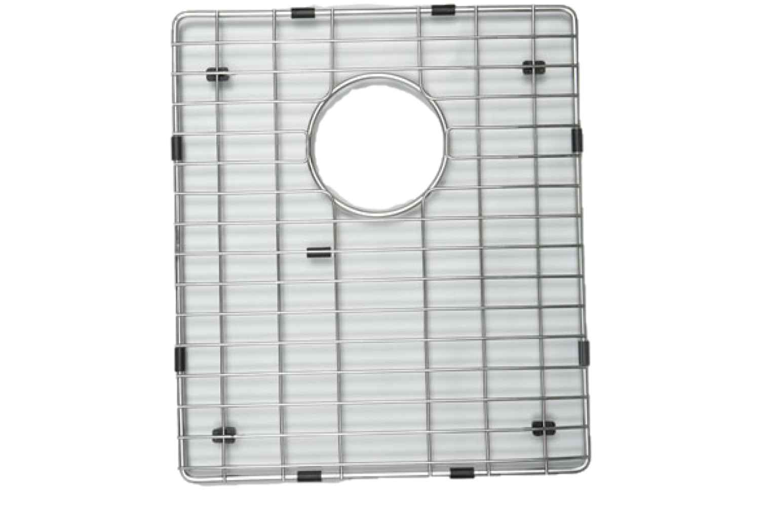 DISCONTINUED: 10-in. W X 16-in. D Stainless Steel Kitchen Sink Grid In Chrome Color