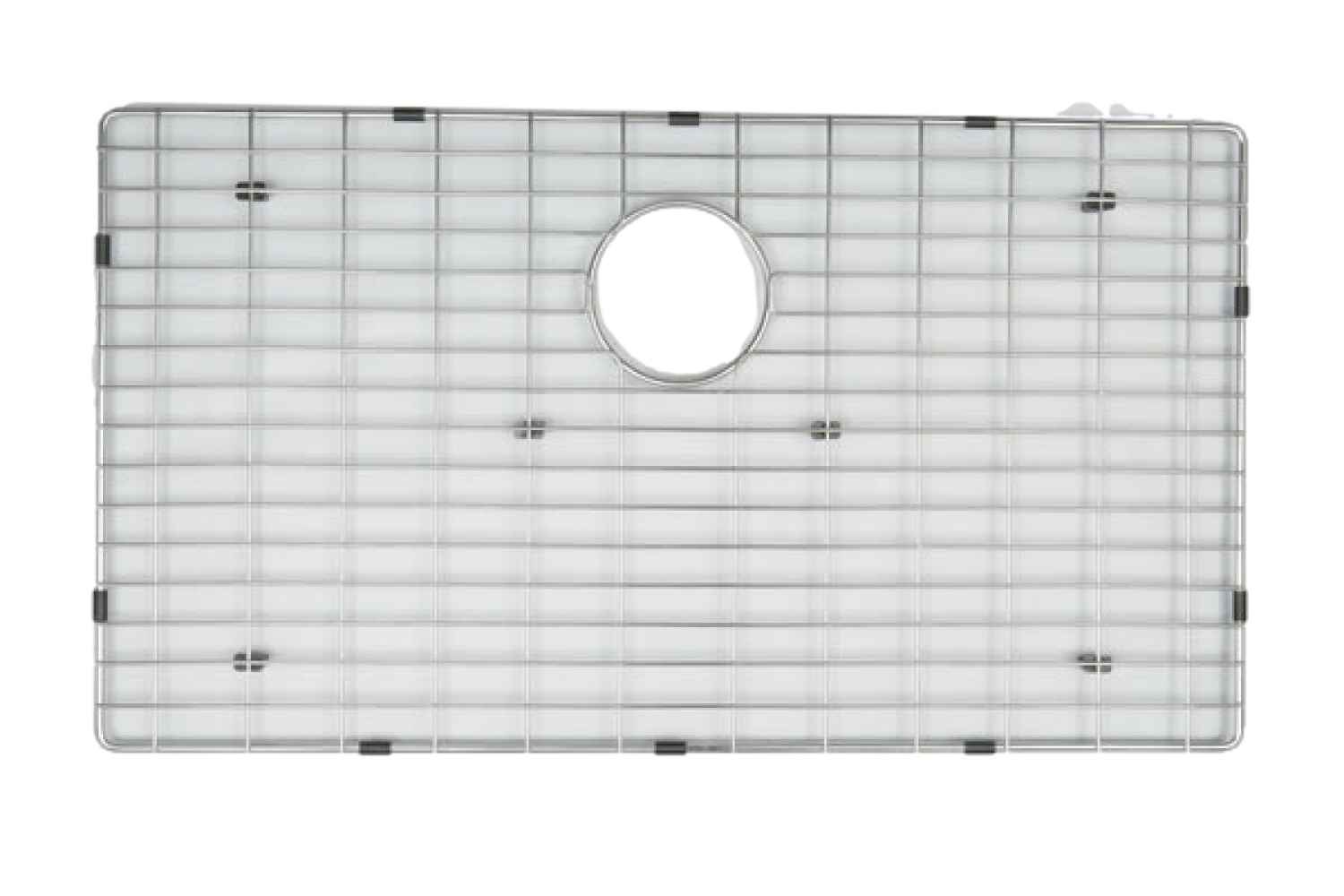 DISCONTINUED: 29.5-in. W X 16-in. D Stainless Steel Kitchen Sink Grid In Chrome Color
