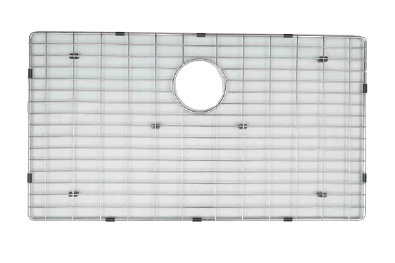 DISCONTINUED: 27-in. W X 16-in. D Stainless Steel Kitchen Sink Grid In Chrome Color