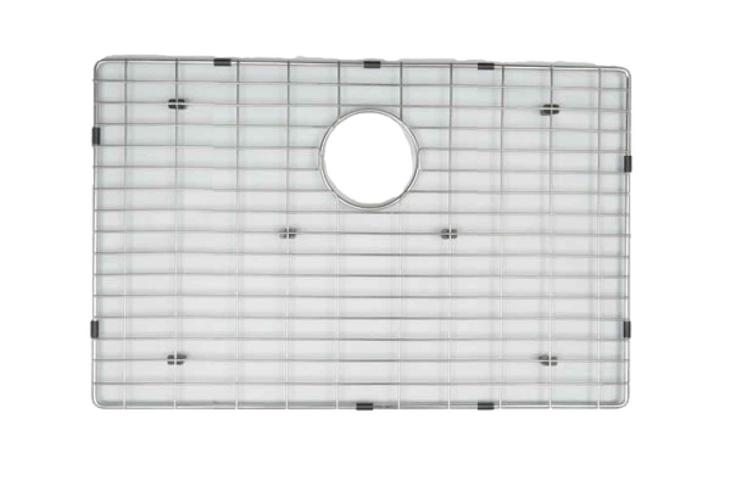 20 in. x 16 in. Laundry Sink Grid Chrome Rectangle Stainless Steel