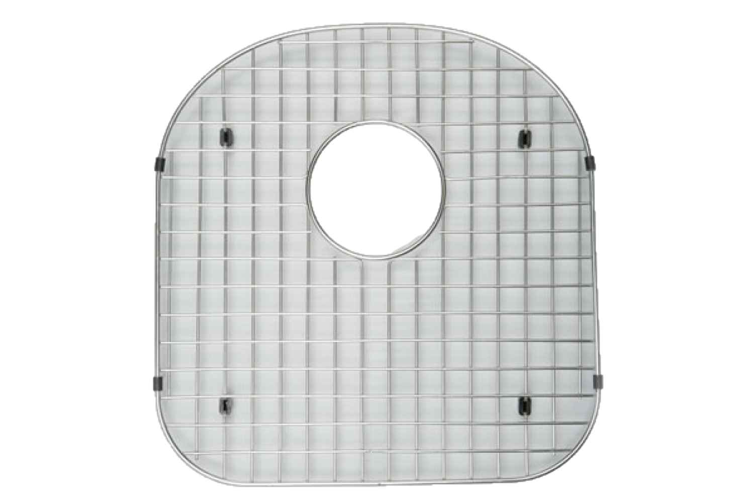 DISCONTINUED: 17.75-in. W X 18.5-in. D Stainless Steel Kitchen Sink Grid In Chrome Color