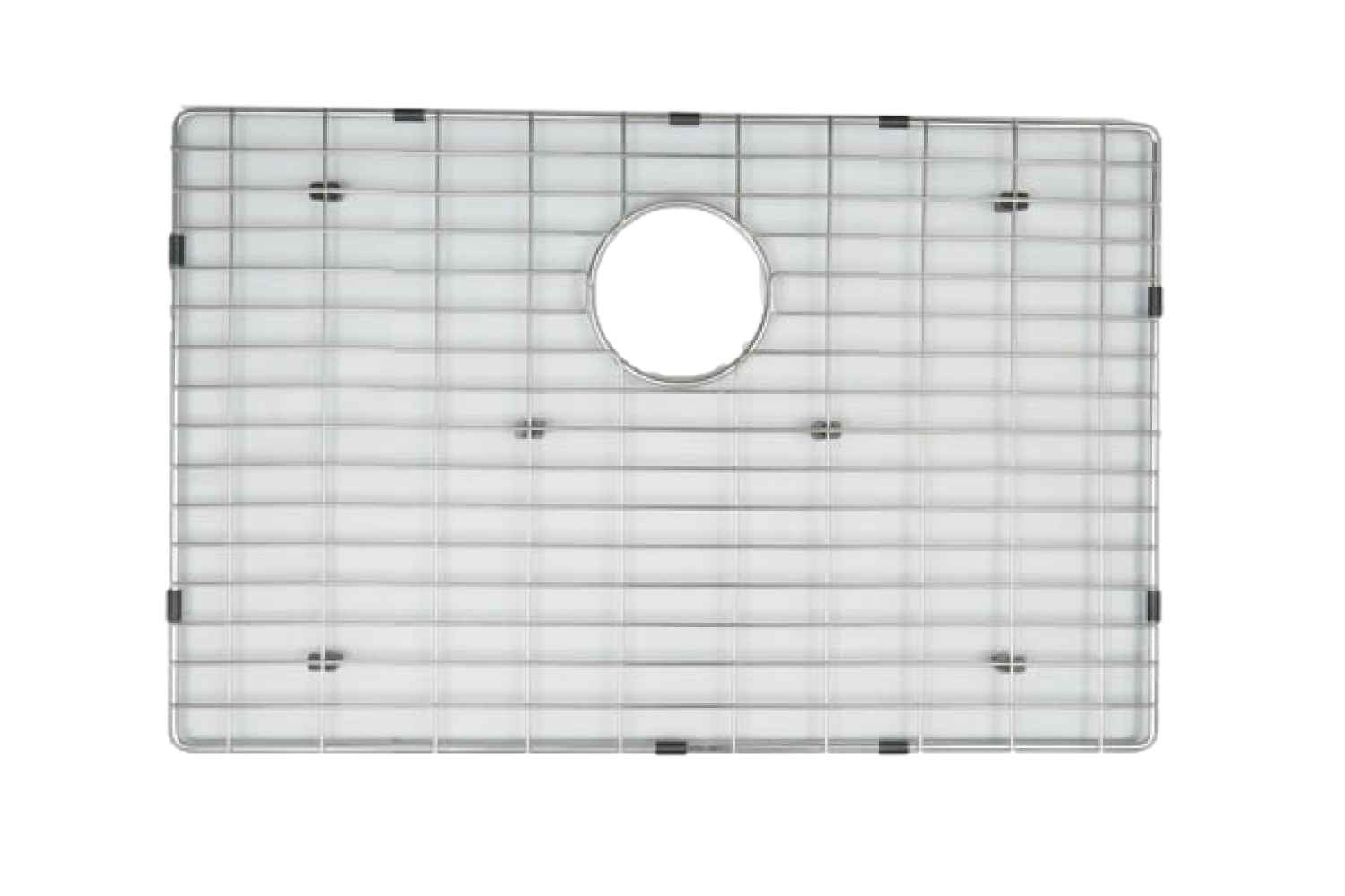 DISCONTINUED: 25-in. W X 16-in. D Stainless Steel Kitchen Sink Grid In Chrome Color
