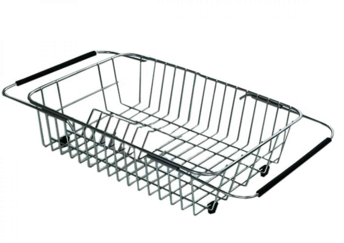 19.5 in. x 10.625 in. x 4.25 in.  Stainless Steel  Kitchen Plate Rack