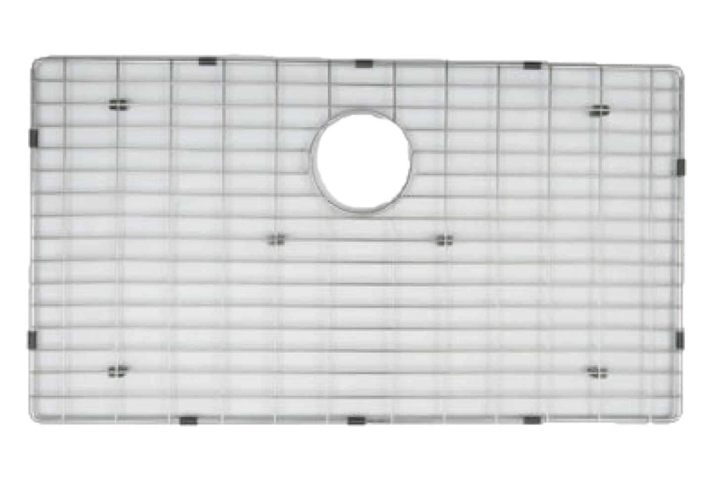 25 in. x 18 in. Laundry Sink Grid Chrome Rectangle Stainless Steel
