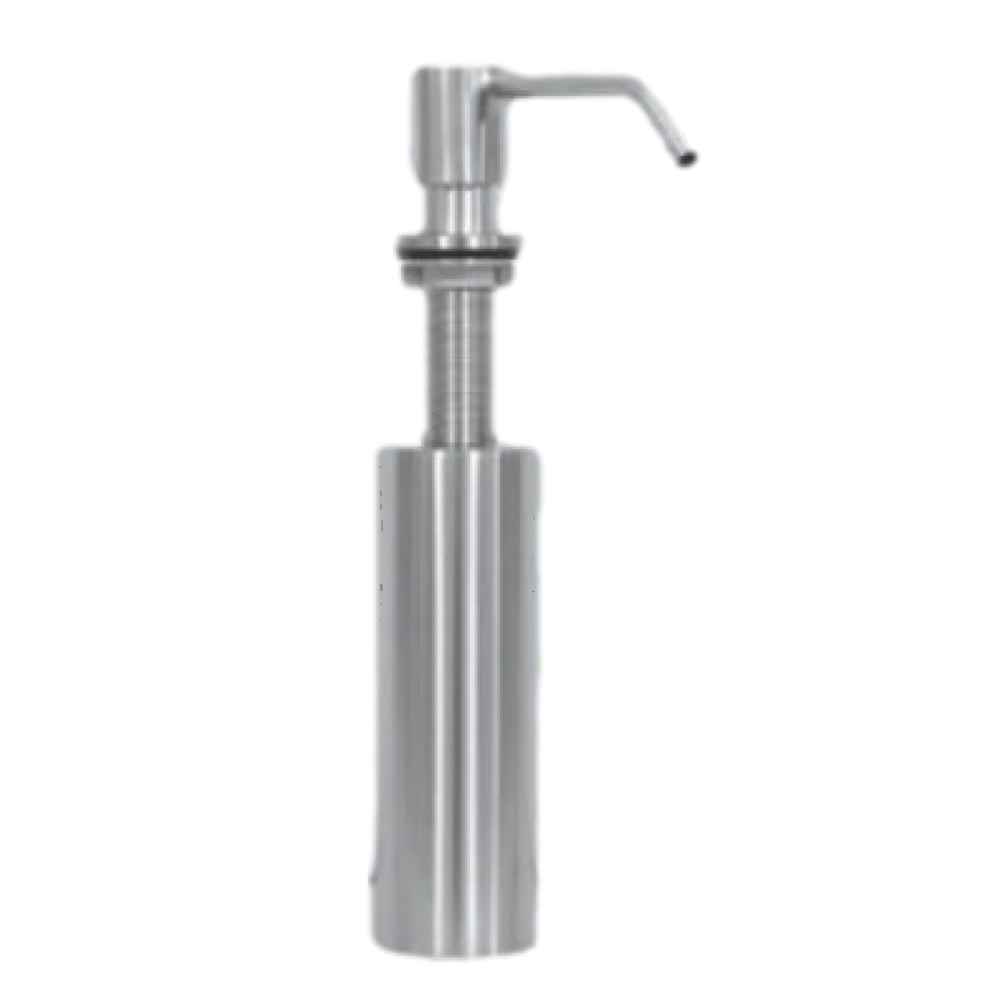 2.13 in. x 3.15 in. x 2.75 in. Stainless Steel Soap Dispenser Above Counter