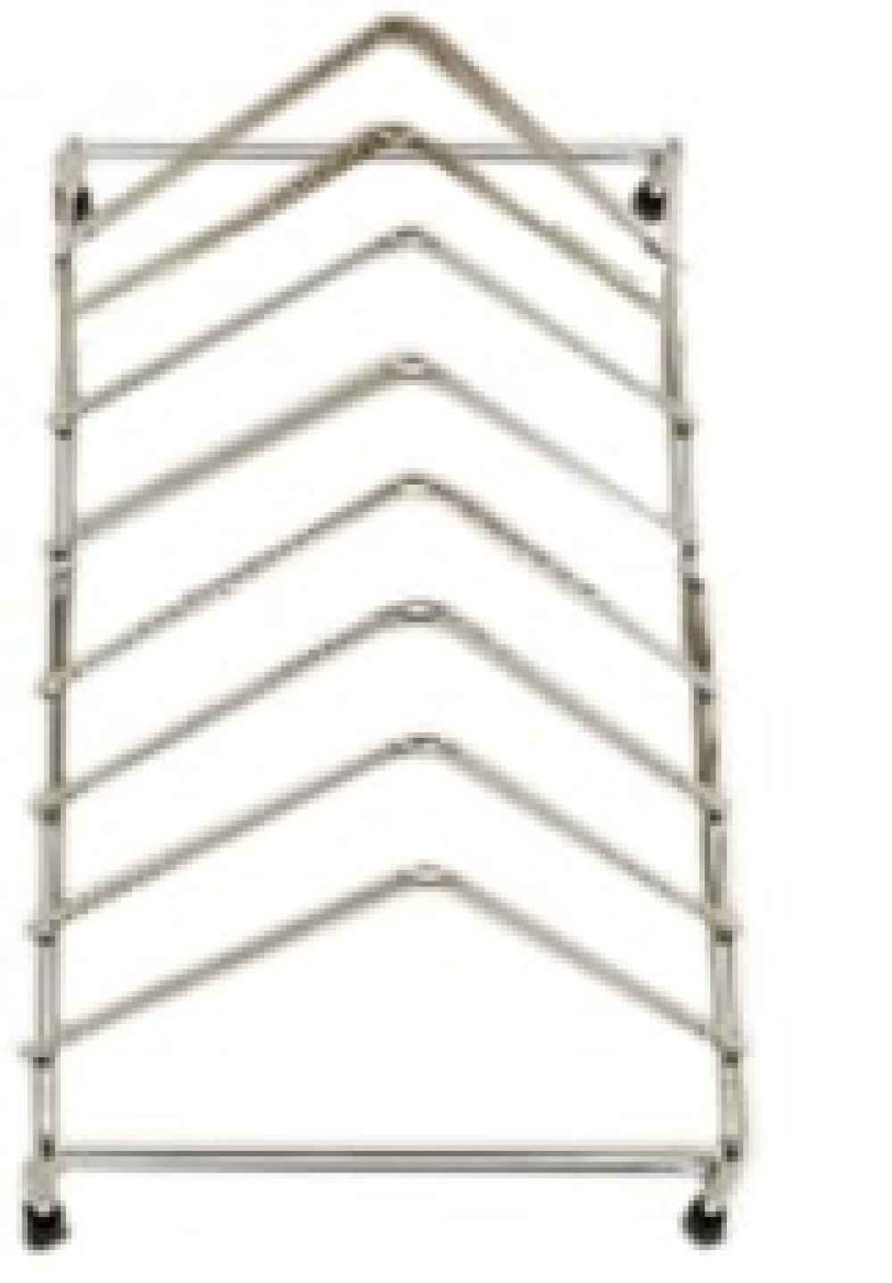 8.125 in. x 11.75 in. x 2 in.  Stainless Steel  Kitchen Plate Rack