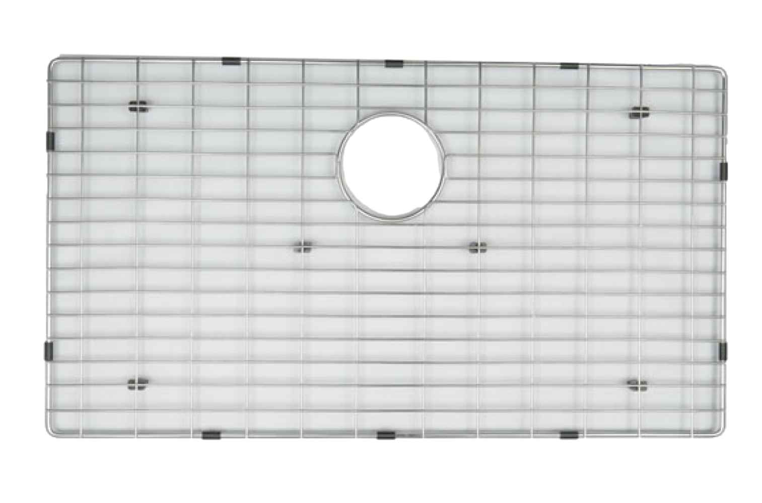 DISCONTINUED: 29-in. W X 16-in. D Stainless Steel Kitchen Sink Grid In Chrome Color