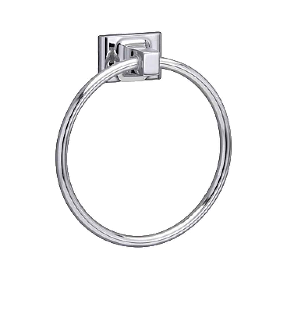 6.25 in. x  2.4 in. Wall Mount Chrome Towel Ring Stainless Steel