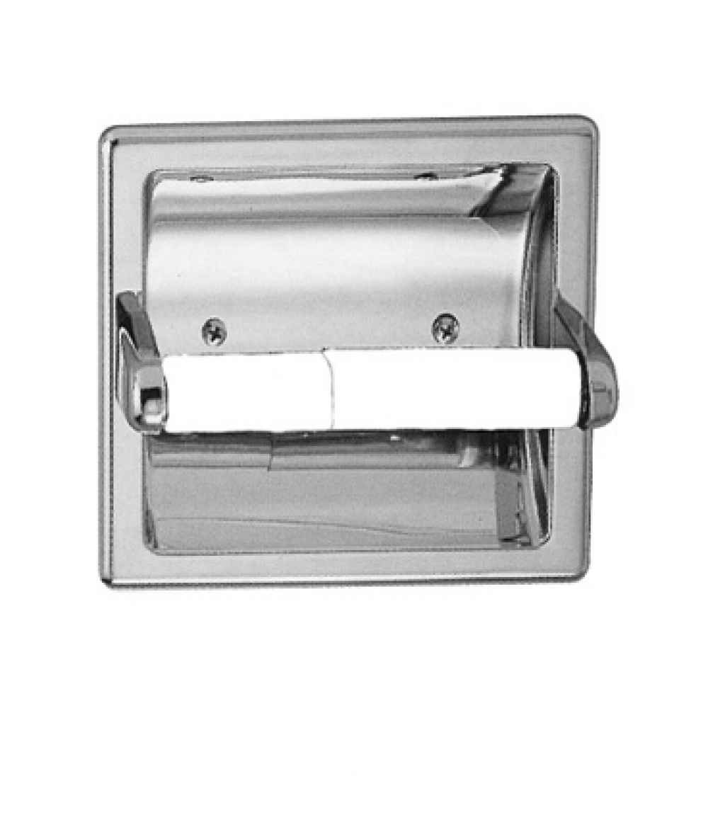 5.125-in. x 7.62-in. Toilet Paper Roll Holder Chrome Stainless Steel