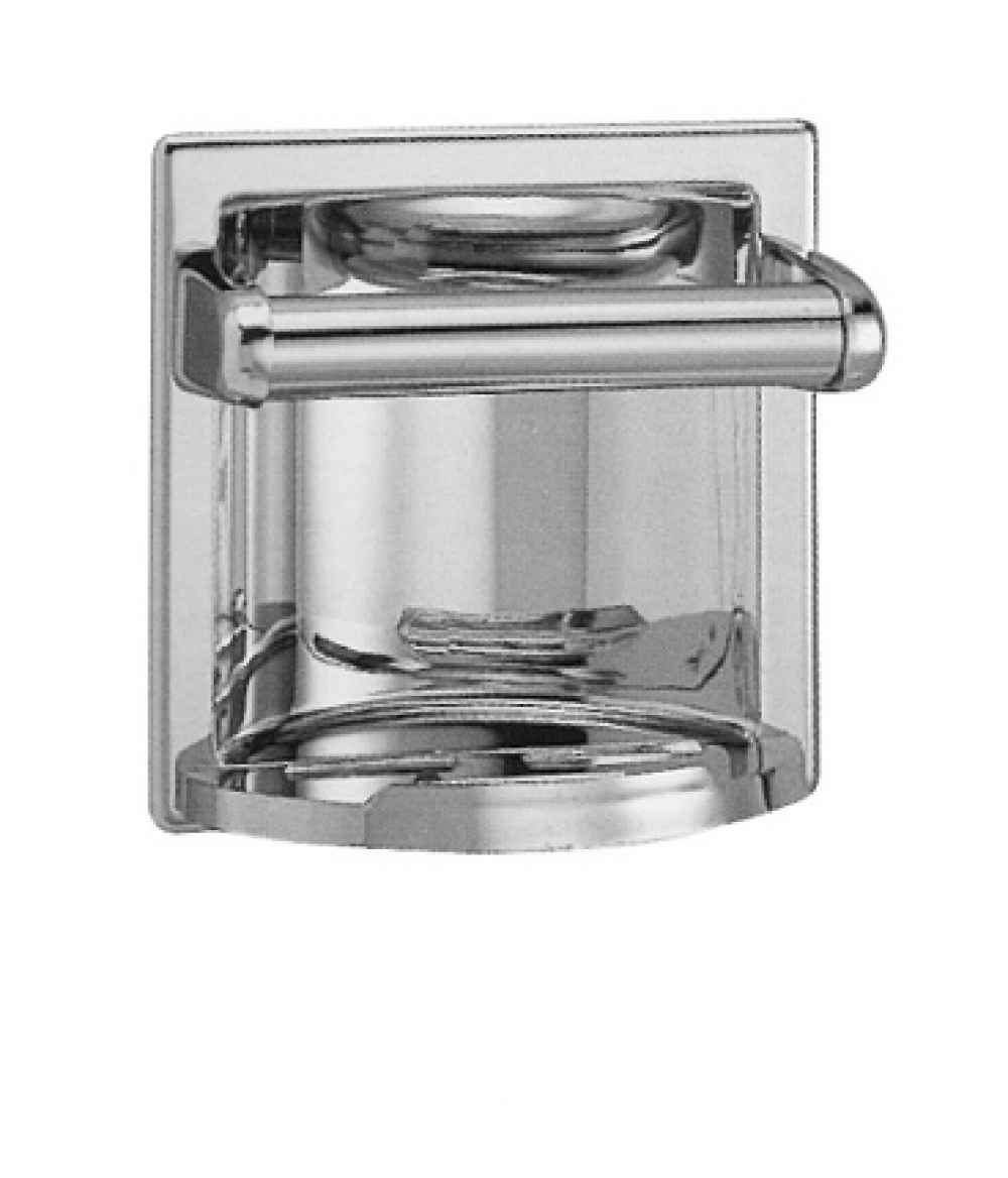 5.125 in. x 5.125 in. Chrome Plated Soap Dish