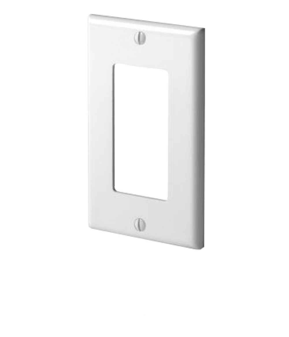 Rectangle White Electrical Switch Plate Plastic