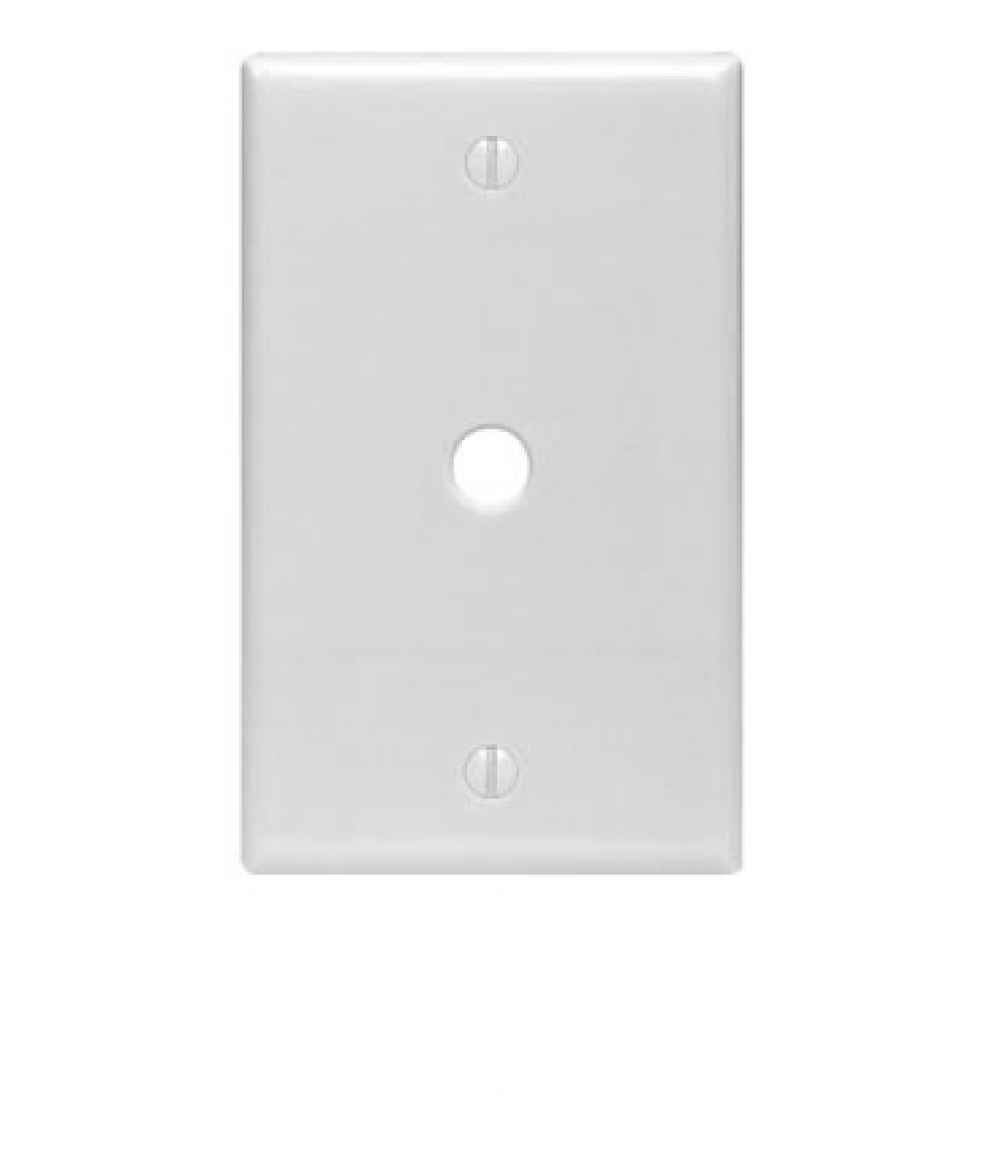 Rectangle White Electrical Switch Plate Plastic