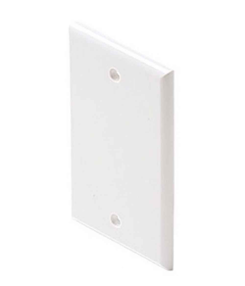 Rectangle White Electrical Plate Cover Plastic