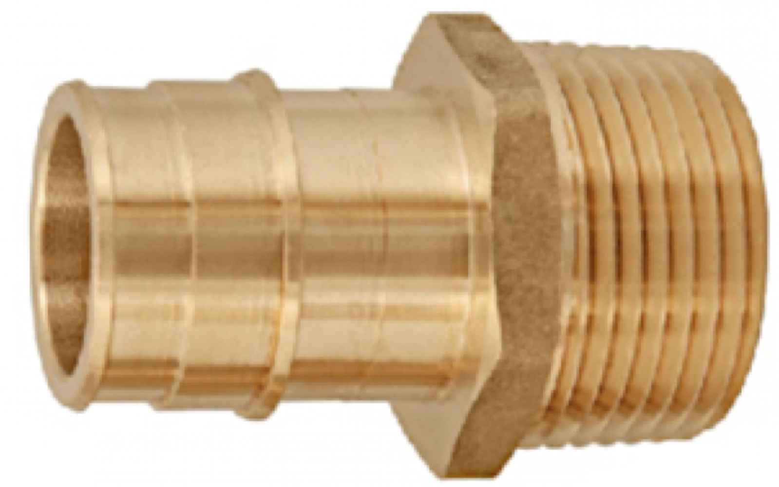 0.5 in. x 0.5 in. Lead Free Brass Cold Expansion MIP Adapter Male