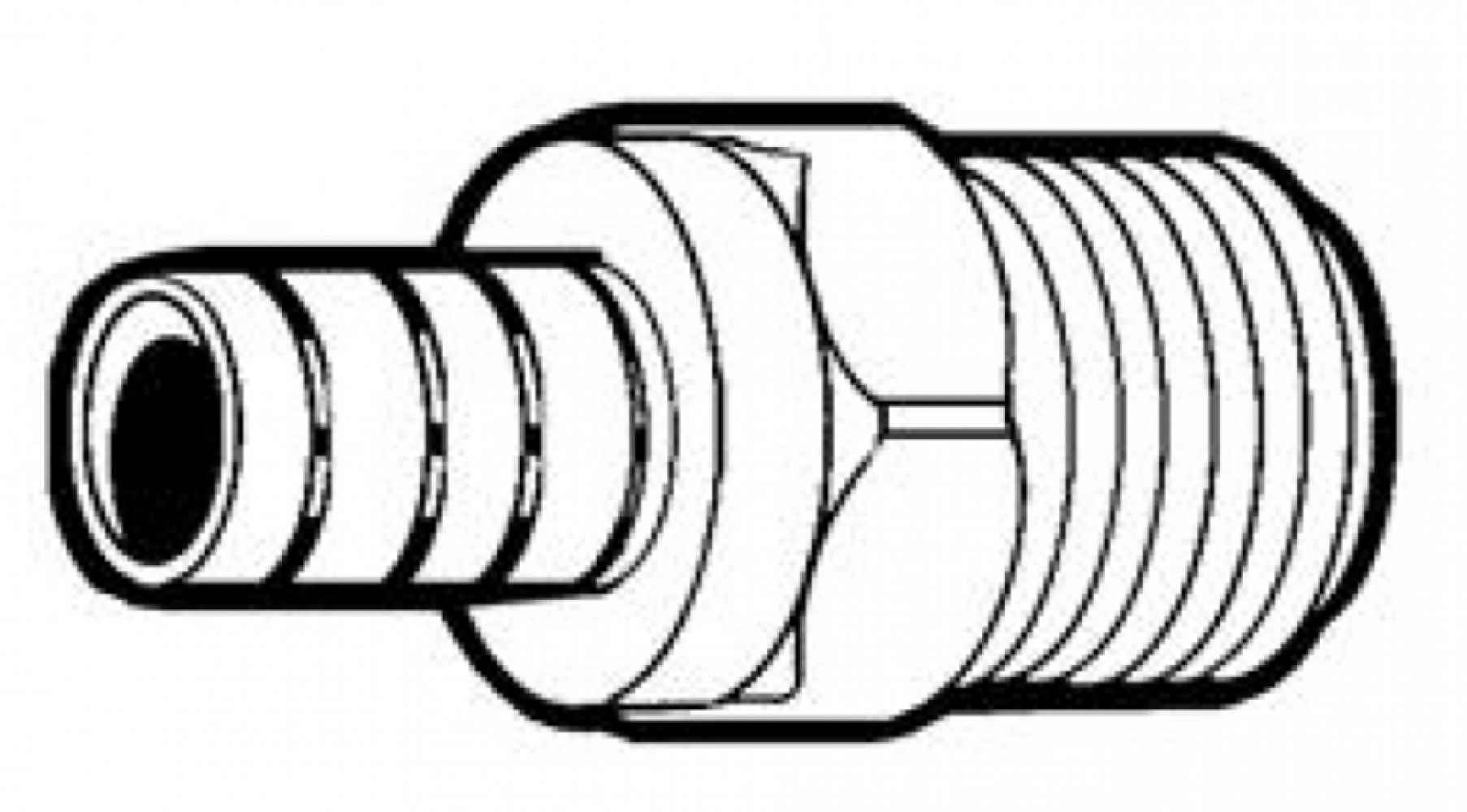 0.5 in. x 0.5 in. Pex Polyalloy Male Adapter
