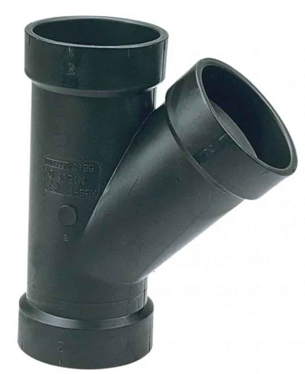 1.5 in. x 1.5 in. x 1.5 in. ABS 45 Wye