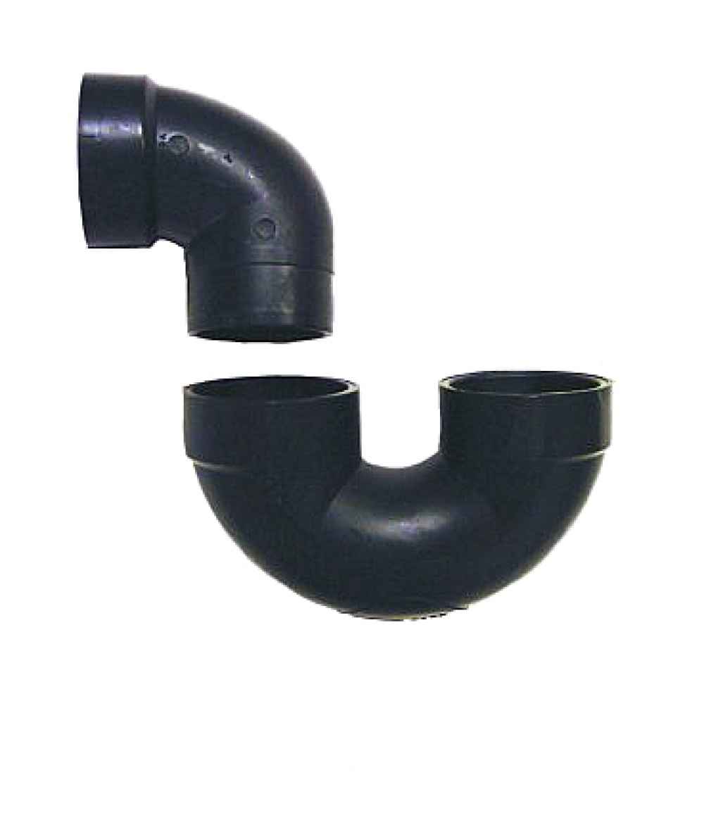 1.5 in. x 1.5 in. ABS P-Trap  with Without Cleanout