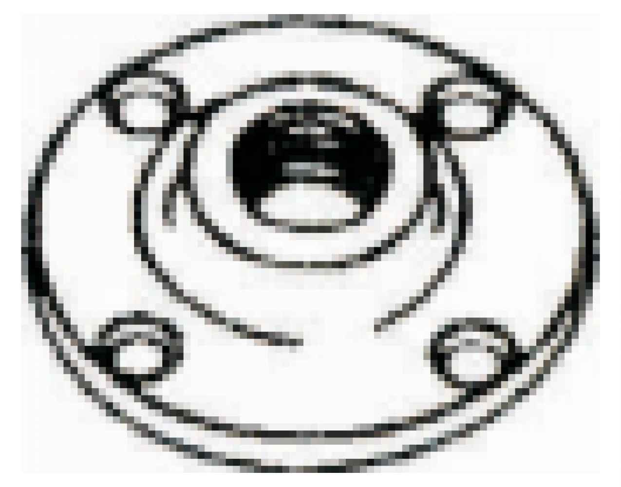 1.25 in. x 1.25 in. Galvanized Floor Flange