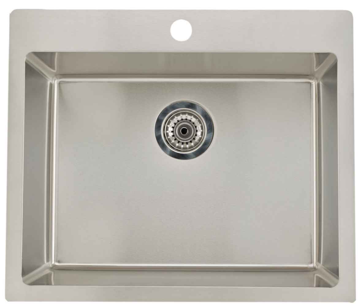 27.75-in. W CSA Approved Stainless Steel Kitchen Sink With 1 Bowl And 18 Gauge