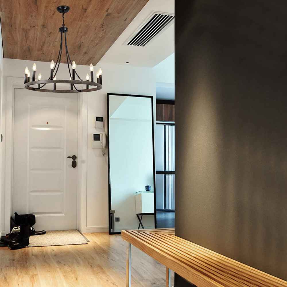 Ceiling Mount Chandelier Chandelier in Brown UL Certified 60W Per Socket