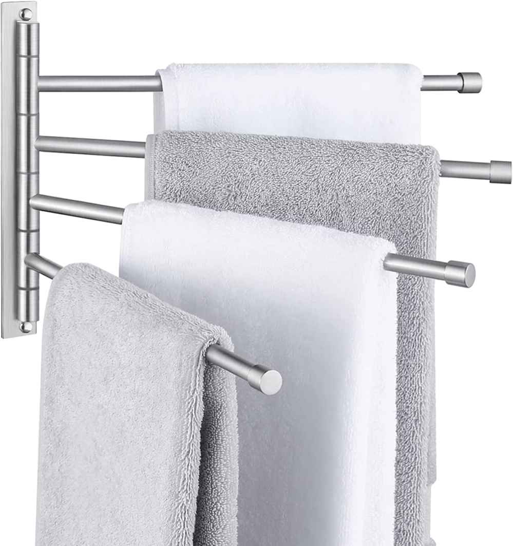 14.9 in. x  1.18 in. x  9.6 in.  Brushed Stainless Steel Towel Bar Stainless Steel