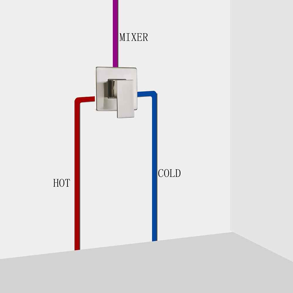 Copper Wall Mount Shower Valve