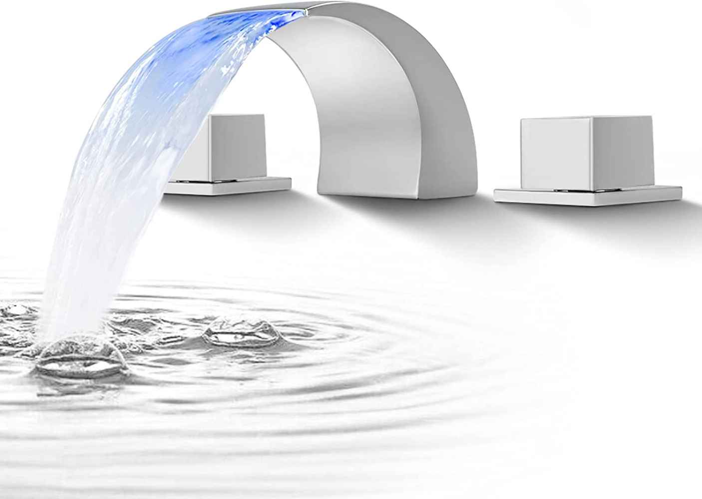 3H8-in. Chrome Bathroom Sink Faucet Chrome Brass