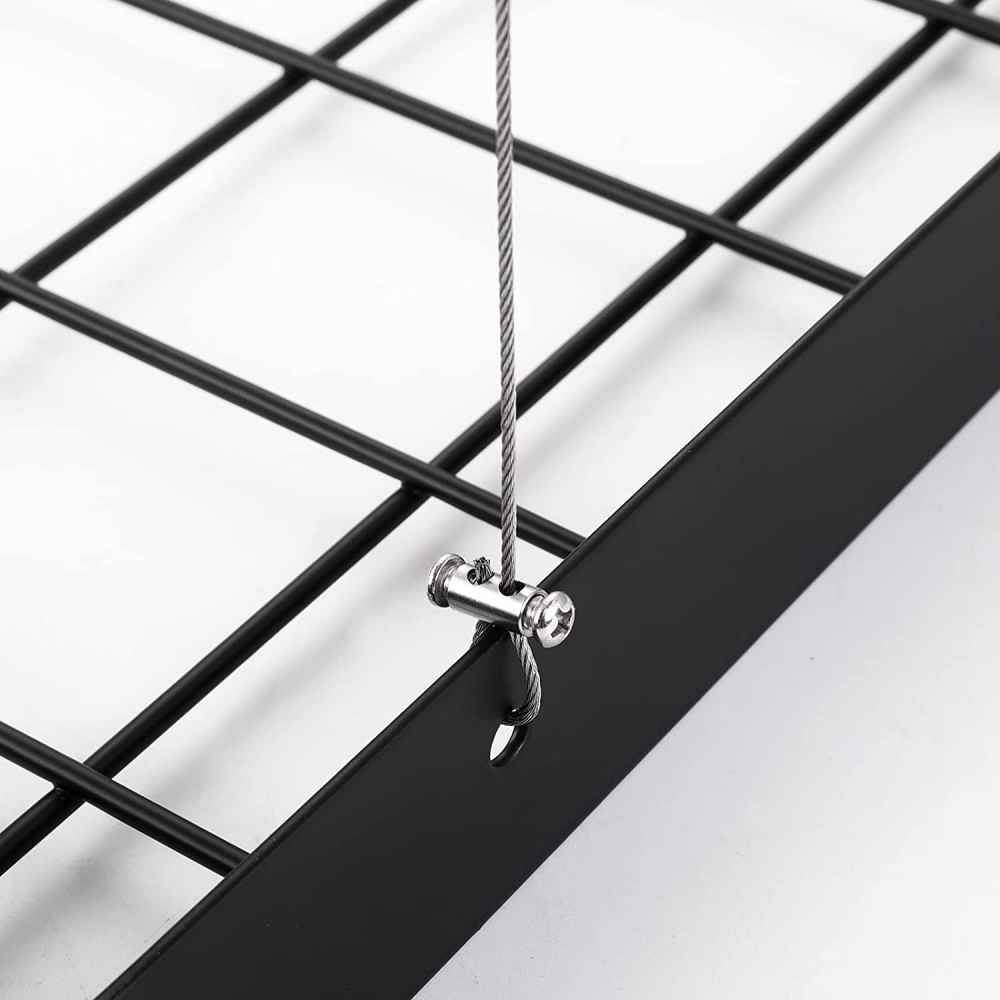 29.5 in. x 17.7 in. x 1.6 in.  Stainless Steel  Kitchen Pot-Pan Organizer
