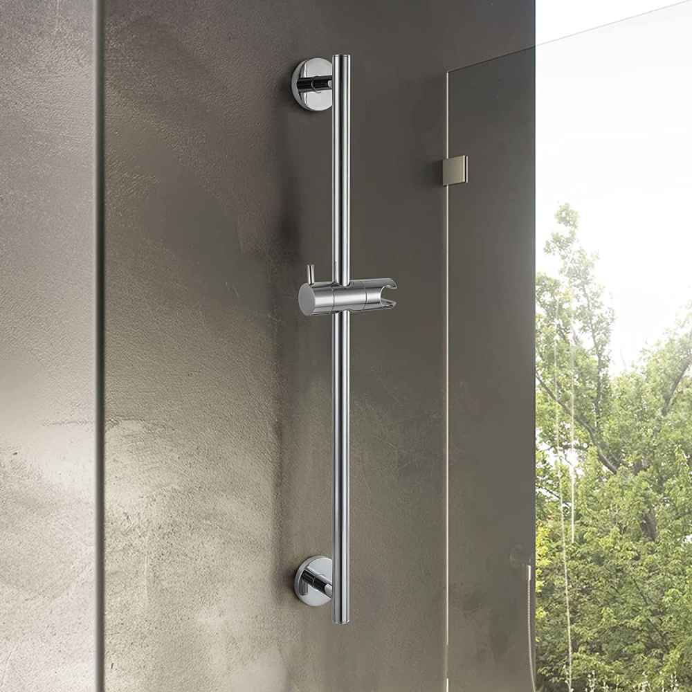 5-in. x 26-in. Shower Slide Bar Chrome Stainless Steel
