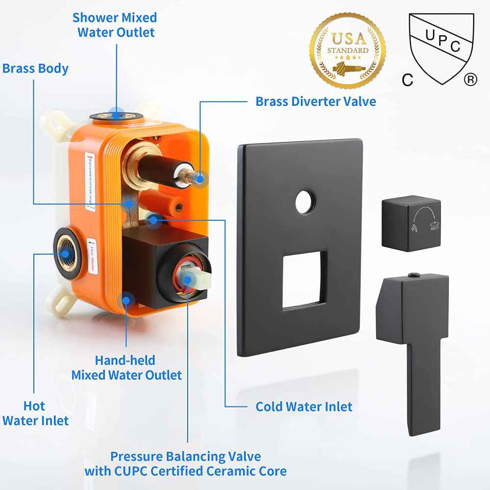 Brass Wall Mount Shower Valve