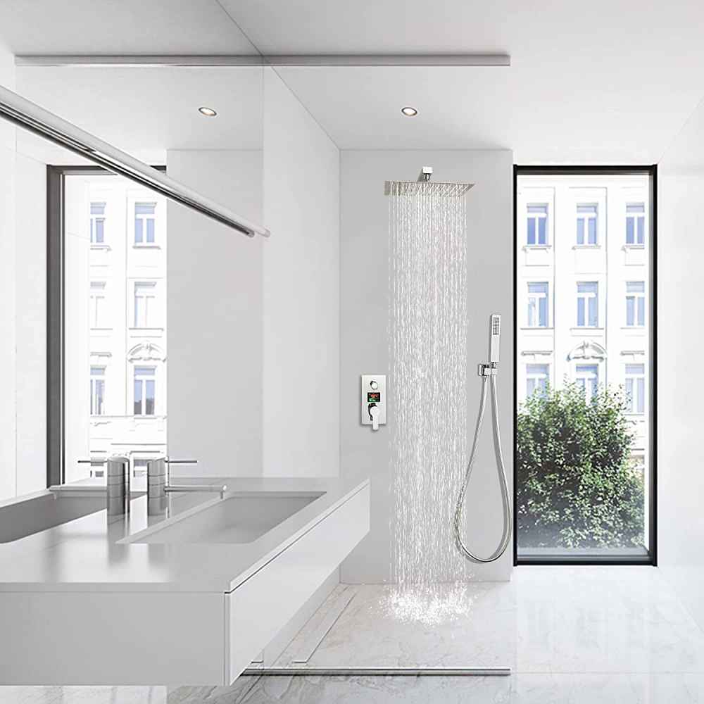 20.5-in. x 13.40-in. Shower Kit Chrome Brass CUPC