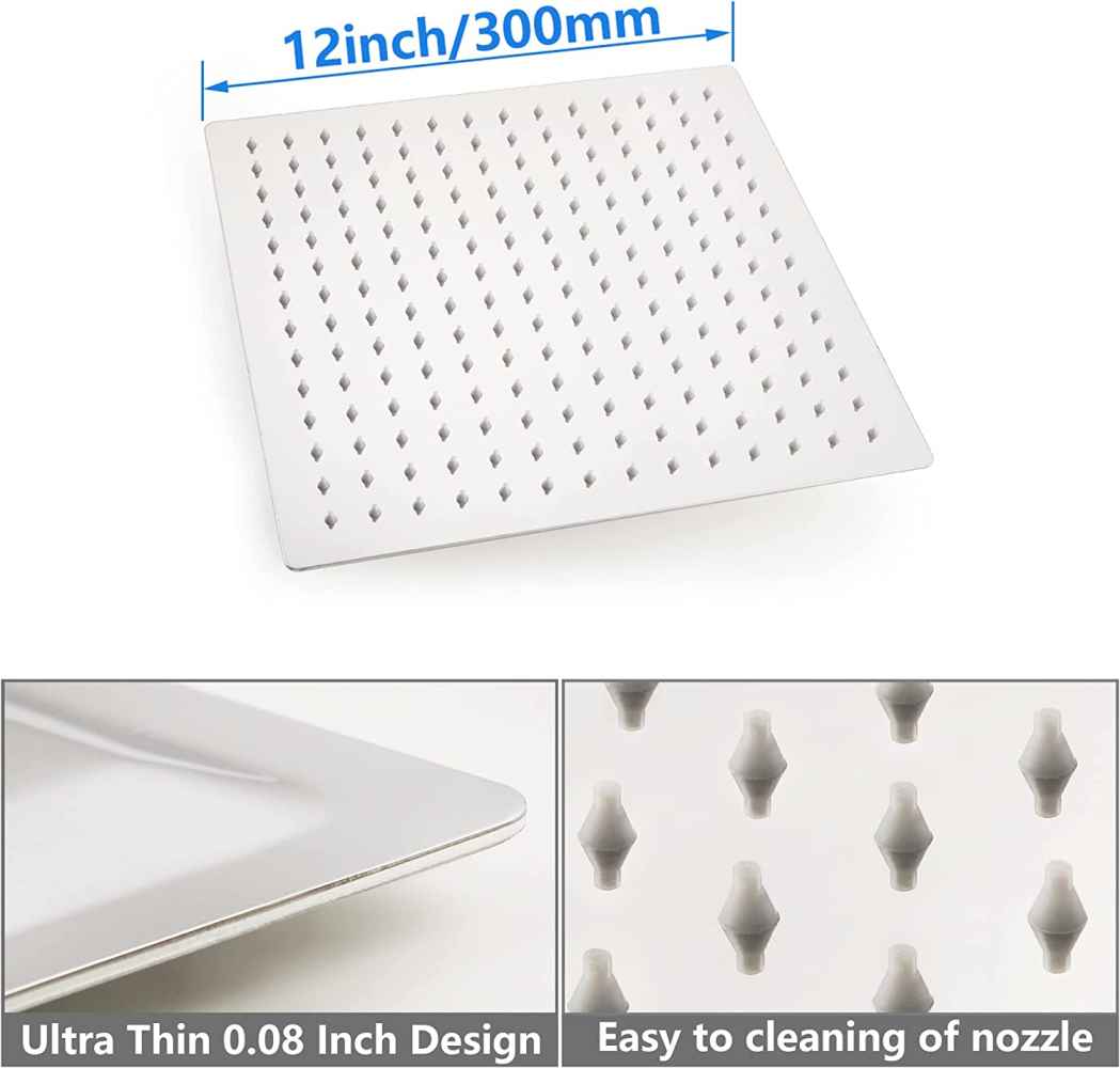 20.5-in. x 13.40-in. Shower Kit Chrome Brass CUPC