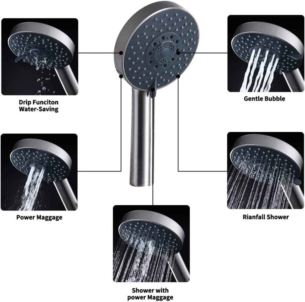 Stainless Steel Wall Mount  Stainless Steel Round Shower Head