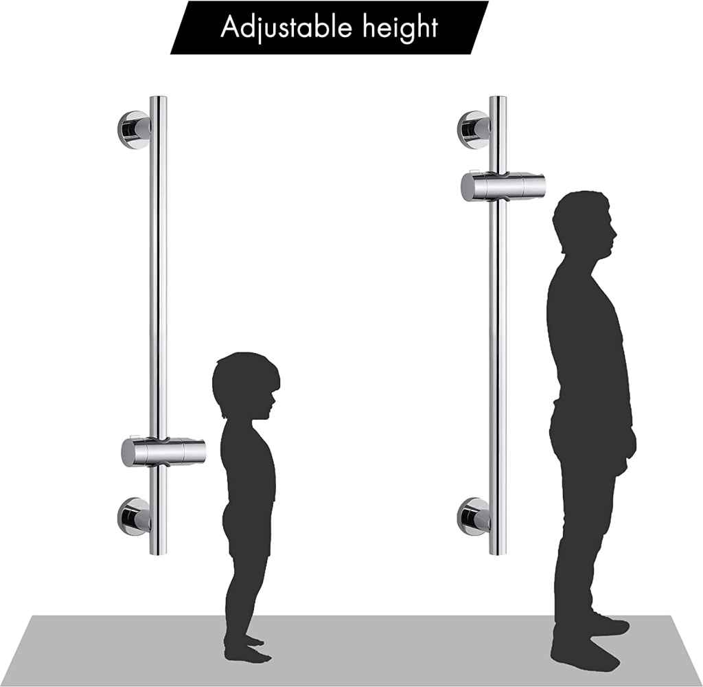 ABS Wall Mount Cylindrical Shower Head Holder