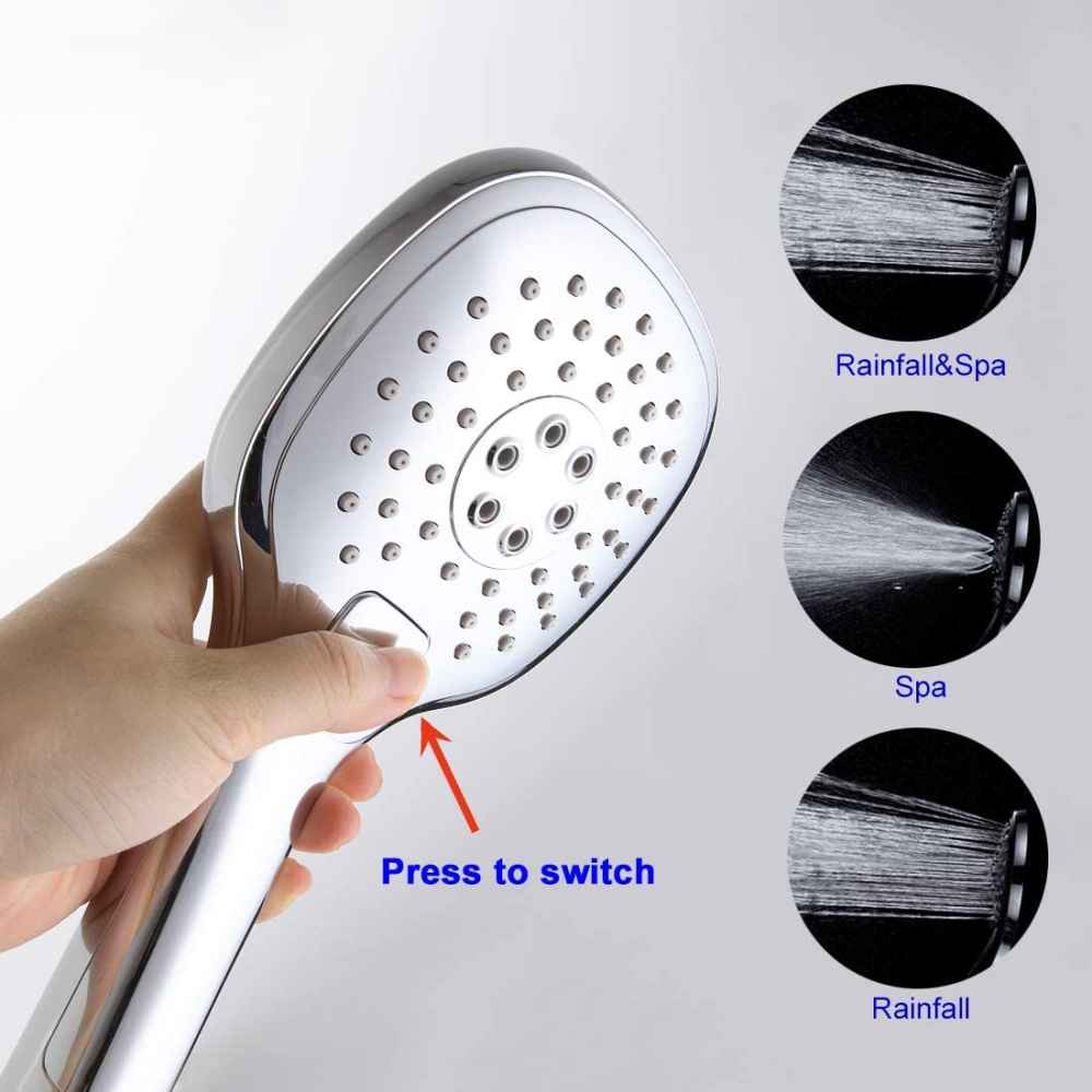 12.27-in. x 6.77-in. Shower Kit Chrome Stainless Steel-Brass CUPC
