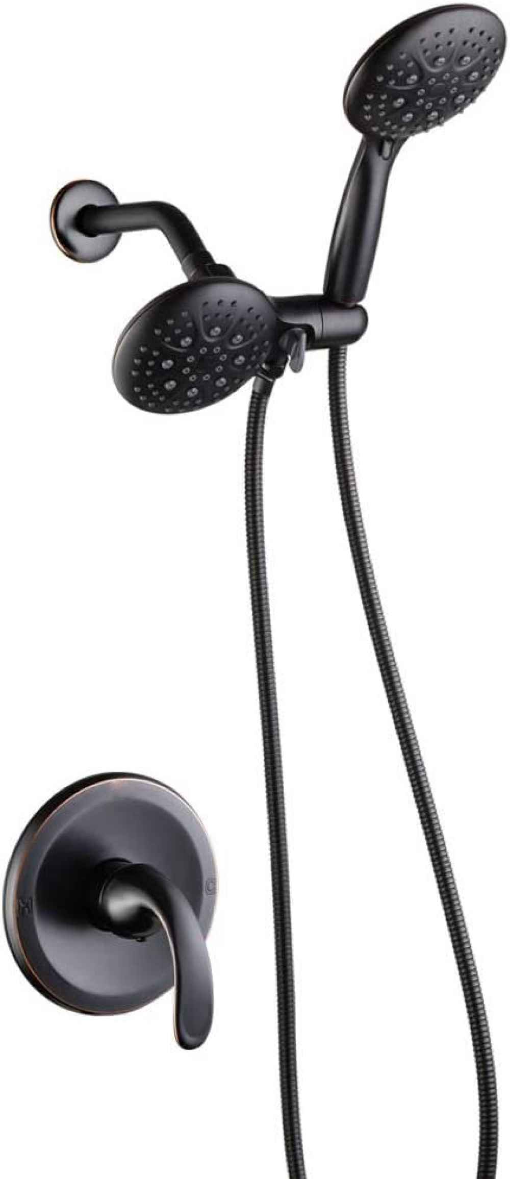 12.16-in. x 6.72-in. Shower Kit Oil Rubbed Bronze Stainless Steel CUPC