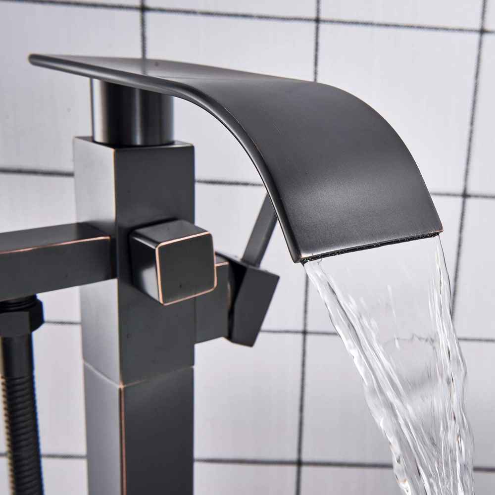 1 Hole  Oil Rubbed Bathtub Shower Faucet Oil Rubbed Bronze Brass