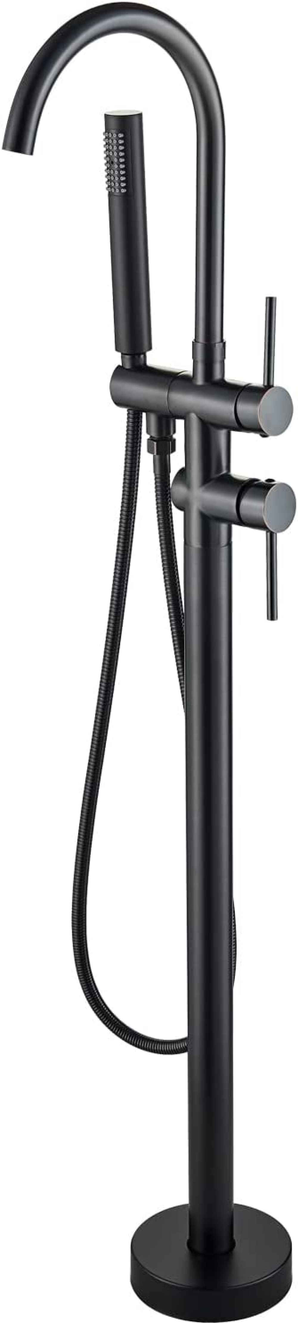 1 Hole Oil Rubbed Bathtub Shower Faucet Oil Rubbed Bronze Brass