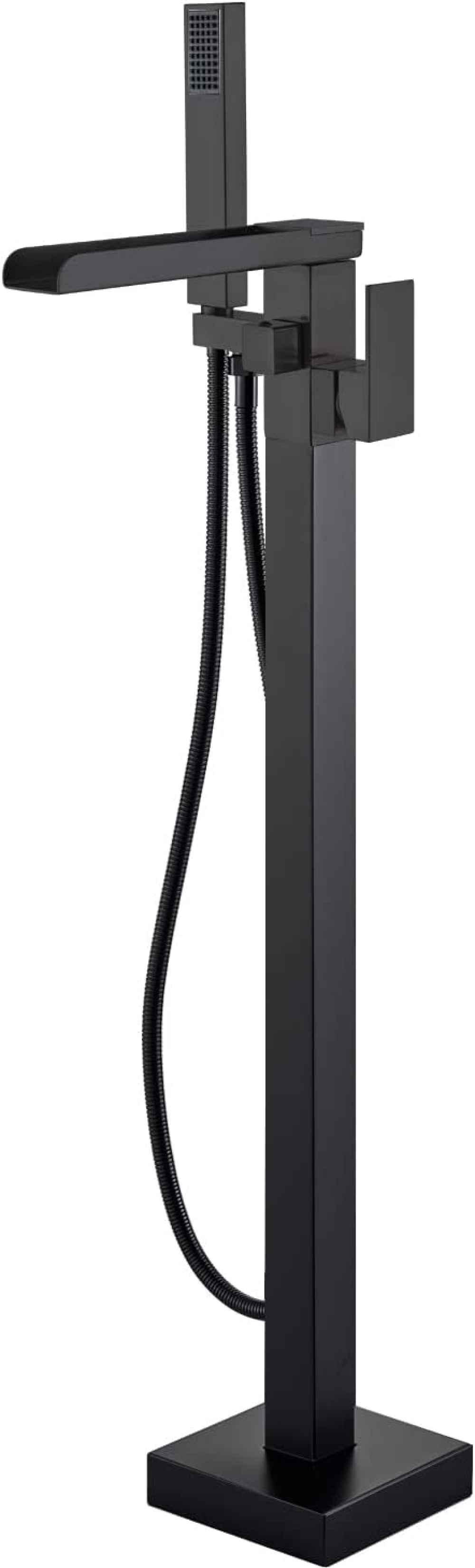 1 Hole Oil Rubbed Bathtub Shower Faucet Black Brass