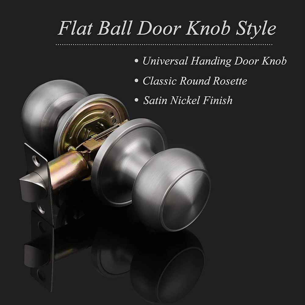 3-in. x 0.011-in. Stainless Steel Door Door Lock In Satin Nickel