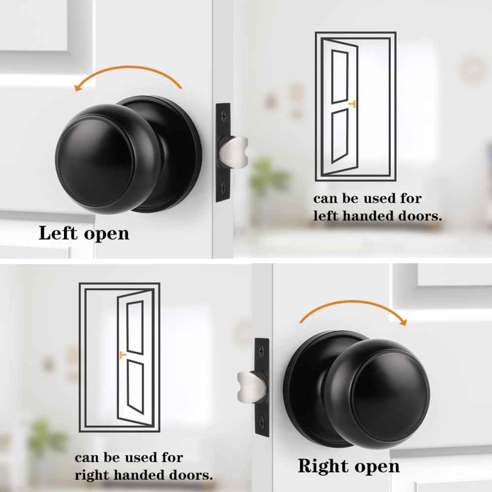 2.5-in. x 0.039-in. Stainless Steel Door Door Lock In Black