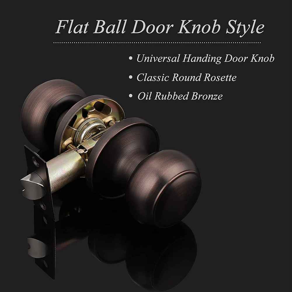 2.5-in. x 0.011-in. Stainless Steel Door Door Lock In Oil Rubbed Bronze