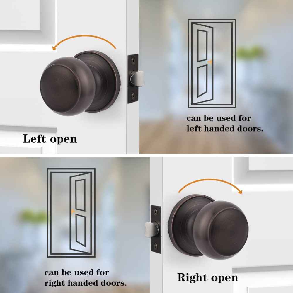 2.5-in. x 0.011-in. Stainless Steel Door Door Lock In Oil Rubbed Bronze