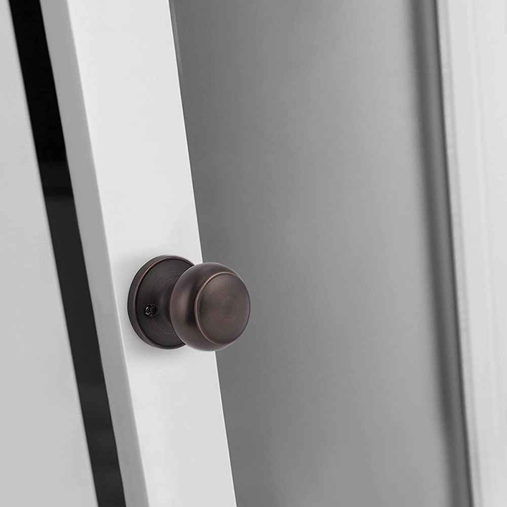 2.05-in. x 0.01-in. Stainless Steel Door Door Knob In Oil Rubbed Bronze