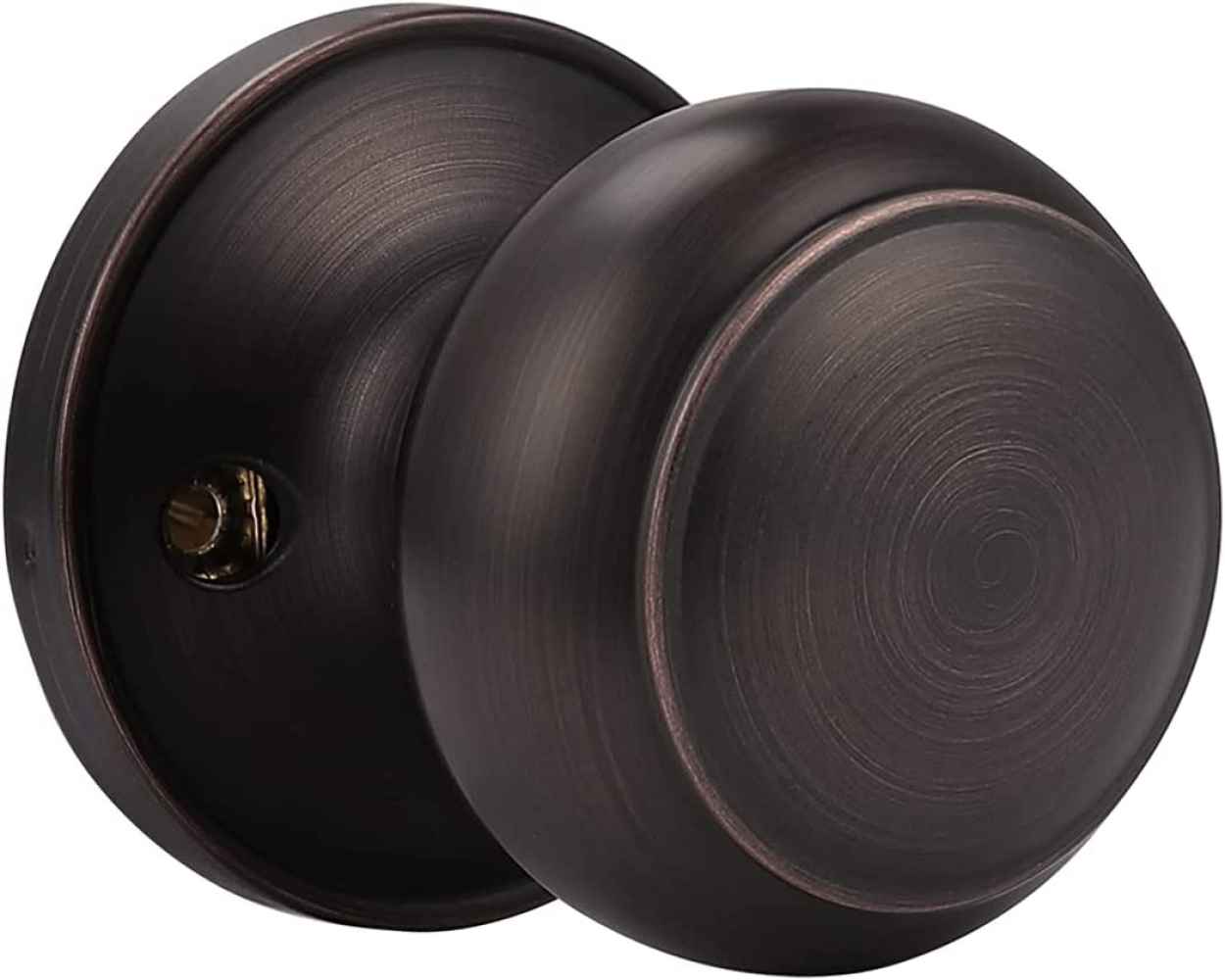 2.05-in. x 0.01-in. Stainless Steel Door Door Knob In Oil Rubbed Bronze