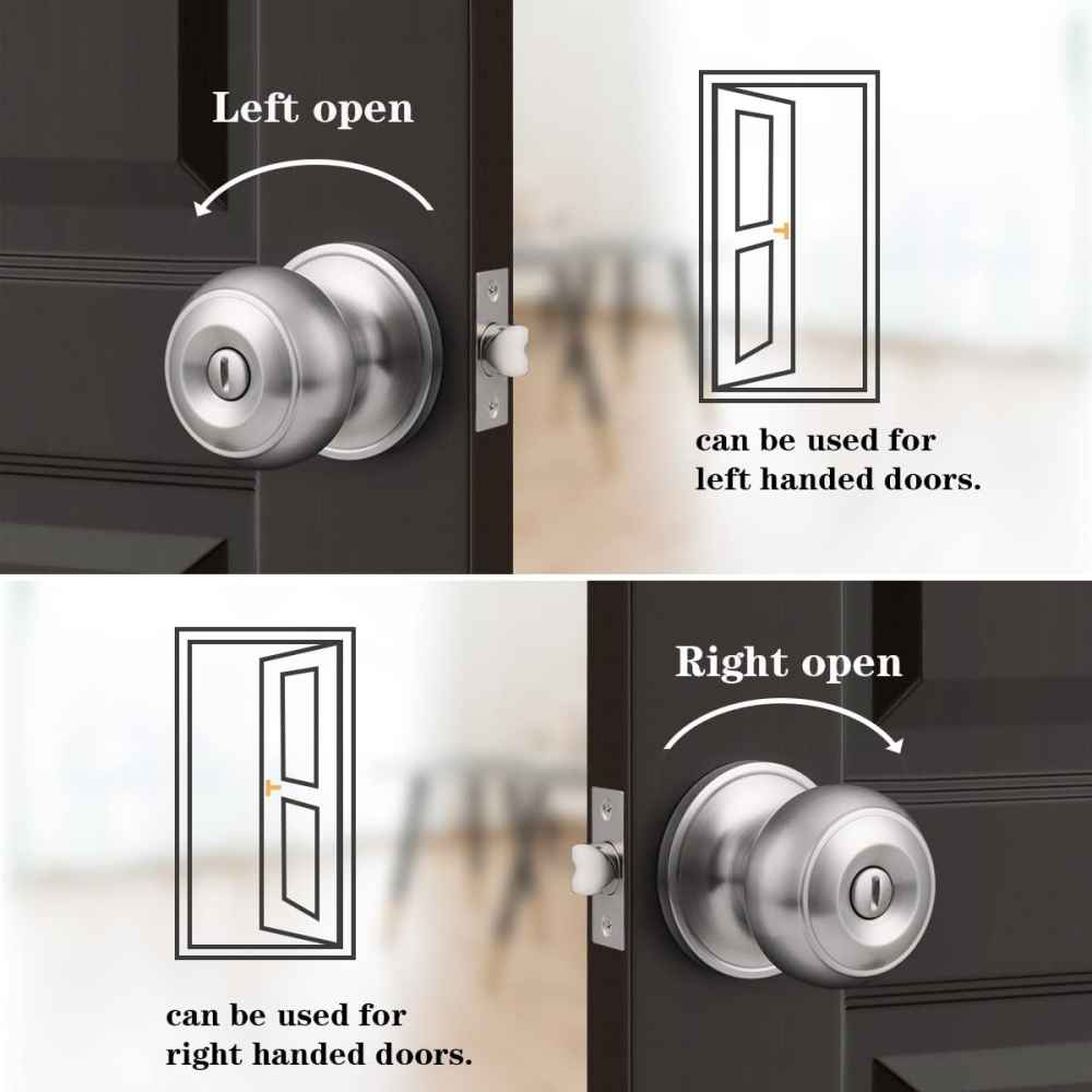 2.5-in. x 0.04-in. Stainless Steel Door Door Lock In Satin Nickel