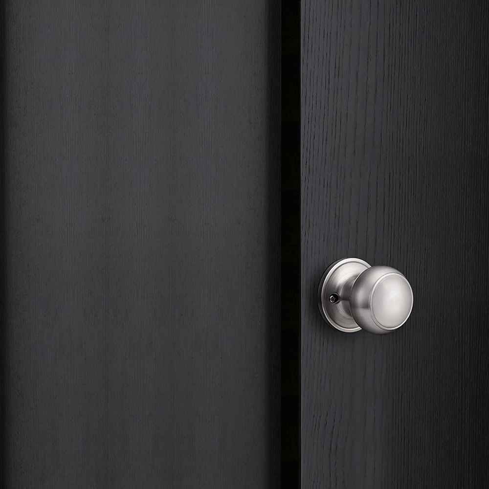 2.05-in. x 0.01-in. Stainless Steel Door Door Knob In Satin Nickel