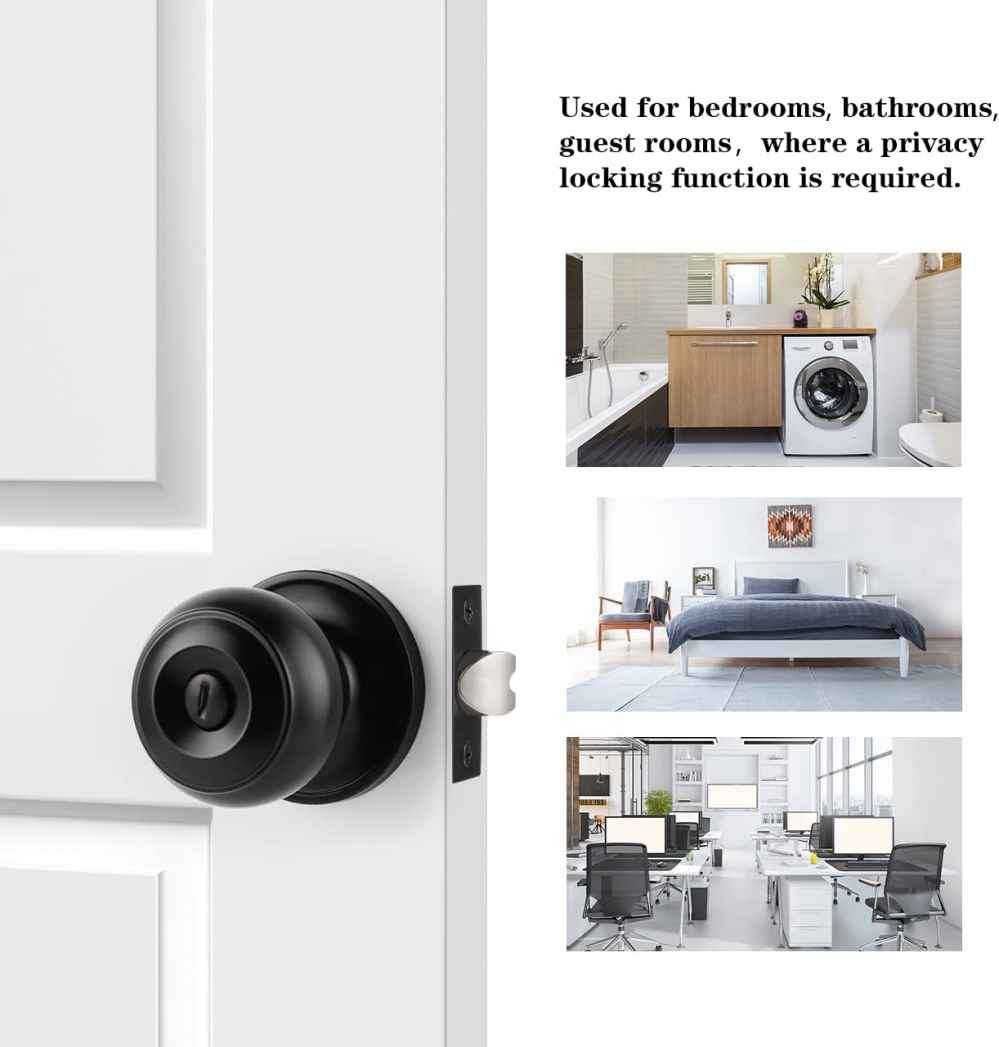2.5-in. x 0.4-in. Stainless Steel Door Door Lock In Black