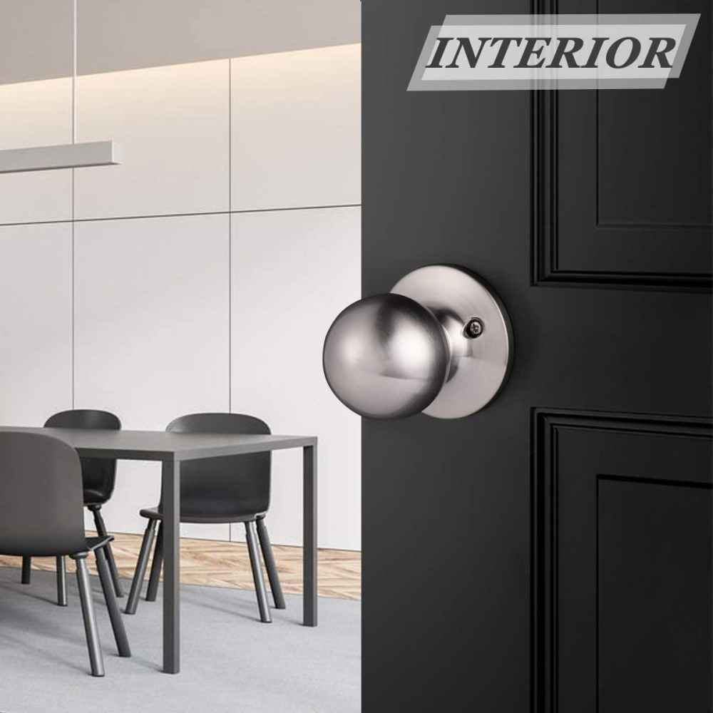 2.5-in. x 0.03-in. Stainless Steel Door Door Lock In Satin Nickel