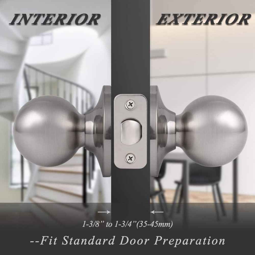 2.5-in. x 0.03-in. Stainless Steel Door Door Lock In Satin Nickel
